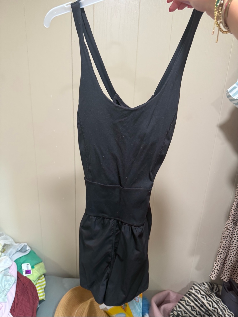 Black Women’s Romper - Classic Scoop Neck